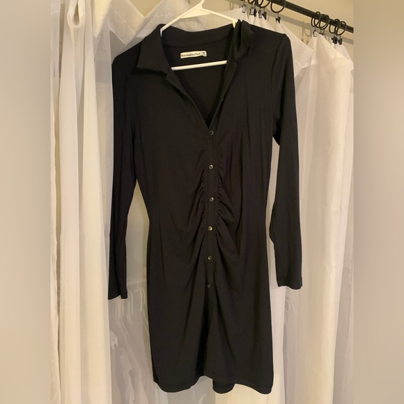 ABERCROMBIE long sleeve slinky knit dress - Picture 3 of 4